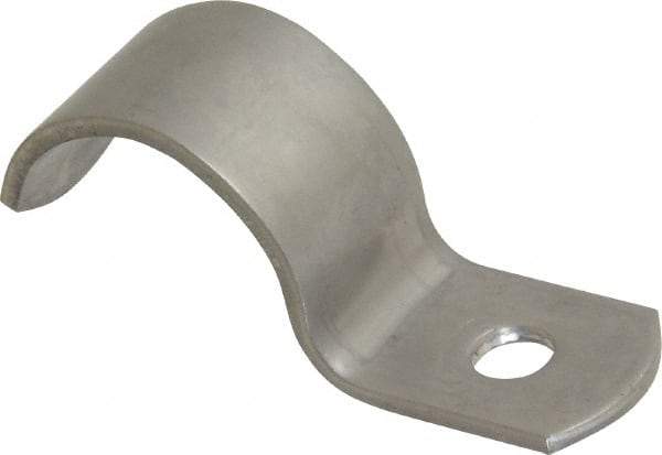 Empire - 3/4" Pipe, Grade 304 Stainless Steel," Pipe or Conduit Strap - 1 Mounting Hole - Exact Industrial Supply