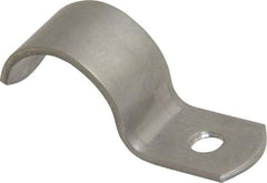 Empire - 3/4" Pipe, Grade 304 Stainless Steel," Pipe or Conduit Strap - 1 Mounting Hole - Exact Industrial Supply