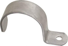 Empire - 2" Pipe, Grade 304 Stainless Steel," Pipe or Conduit Strap - 1 Mounting Hole - Exact Industrial Supply
