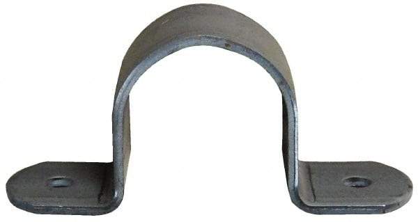 Empire - 3/4 Pipe, Carbon Steel, Pipe or Tube Strap - 2 Mounting Holes - Exact Industrial Supply