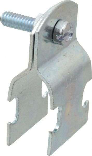Empire - 3/8" Pipe," Pipe Clamp - Electro Galvanized - Exact Industrial Supply