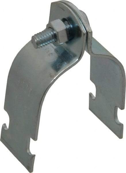 Empire - 1-1/2" Pipe," Pipe Clamp - Electro Galvanized - Exact Industrial Supply