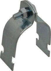 Empire - 1-1/2" Pipe," Pipe Clamp - Electro Galvanized - Exact Industrial Supply