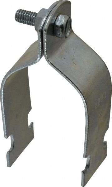 Empire - 2" Pipe," Pipe Clamp - Electro Galvanized - Exact Industrial Supply