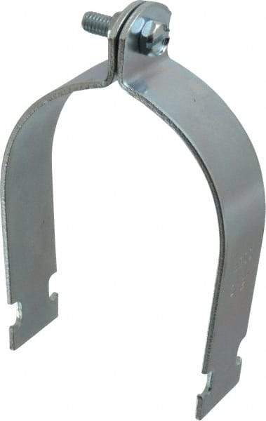 Empire - 3-1/2" Pipe," Pipe Clamp - Electro Galvanized - Exact Industrial Supply
