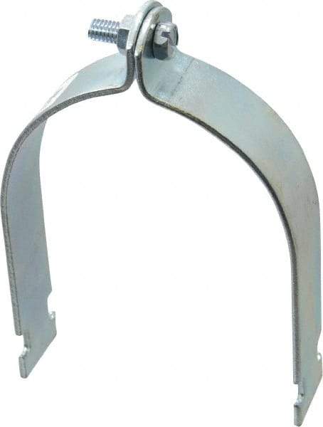 Empire - 4" Pipe," Pipe Clamp - Electro Galvanized - Exact Industrial Supply