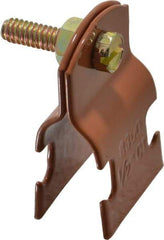 Empire - 1/2" Pipe, Tube Clamp - Copper Plated - Exact Industrial Supply