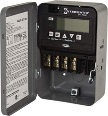 Intermatic - 24 hr Indoor Digital Electronic Timer Switch - 14 On/Off, 120/208/240/277 VAC, 50/60 Hz, - Exact Industrial Supply