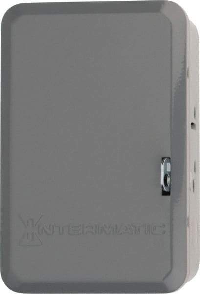 Intermatic - 24 hr Indoor Digital Electronic Timer Switch - 28 On/Off, 120/208/240/277 VAC, 50/60 Hz, - Exact Industrial Supply
