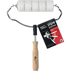 Bestt-Liebco - 7" Long, Corner Pipe Painter - Includes Roller Cover & Frame - Exact Industrial Supply