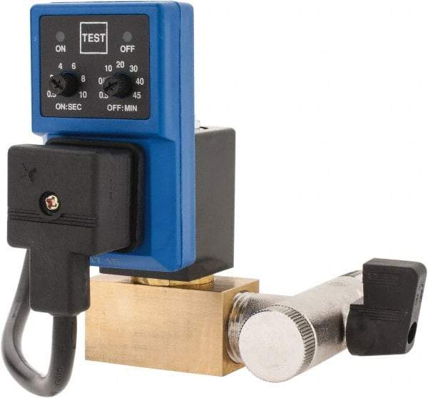 PRO-SOURCE - 1/2" Inlet, Electronic Condensate Drain Valve - 230 psi - Exact Industrial Supply