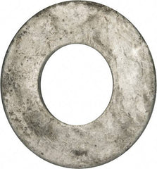 Value Collection - 1-3/4" Screw, Grade 2 Steel USS Flat Washer - 1.865" ID x 4.045" OD, 0.213" Thick, Galvanized Finish - Exact Industrial Supply