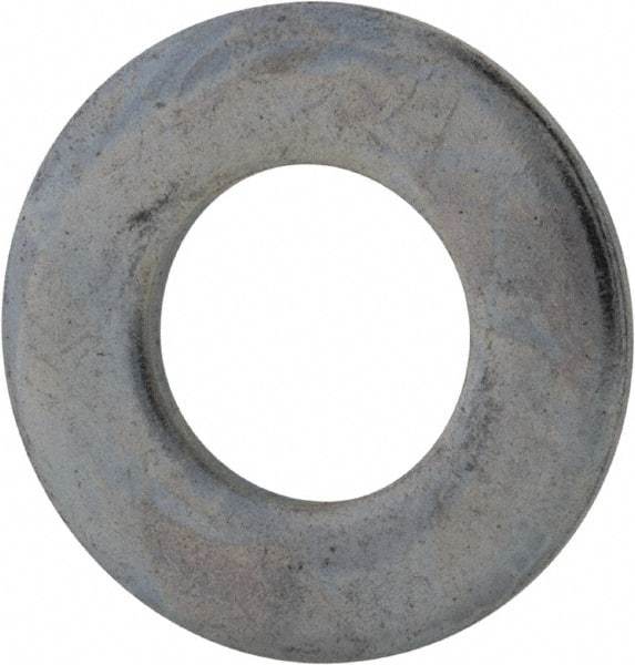 Value Collection - 7/16" Screw, Grade 2 Steel SAE Flat Washer - 15/32" ID x 59/64" OD, 0.08" Thick, Zinc-Plated Finish - Exact Industrial Supply