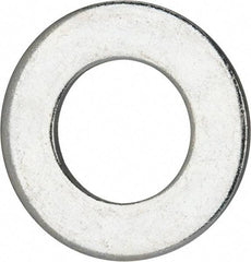 Value Collection - 1-1/4" Screw, Grade 2 Steel SAE Flat Washer - 1-3/8" ID x 2-1/2" OD, 0.192" Thick, Zinc-Plated Finish - Exact Industrial Supply