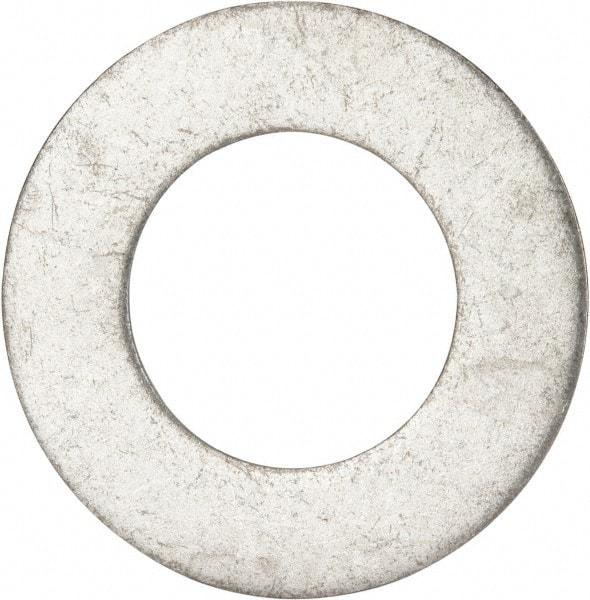 Value Collection - 1-3/4" Screw, Grade 2 Steel SAE Flat Washer - 1-7/8" ID x 3-3/8" OD, 0.201" Thick, Zinc-Plated Finish - Exact Industrial Supply