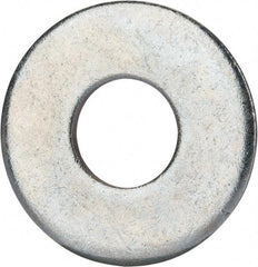 Value Collection - 3/4" Screw, Grade 2 Steel USS Flat Washer - 0.805" ID x 2.03" OD, 0.177" Thick, Zinc-Plated Finish - Exact Industrial Supply