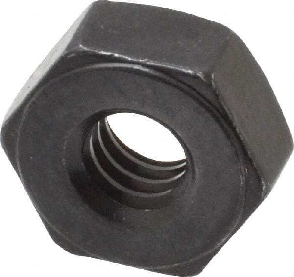 Value Collection - 1/4-20 UNC Steel Right Hand Heavy Hex Nut - 1/2" Across Flats, 15/64" High, Uncoated, 2B Class of Fit - Exact Industrial Supply