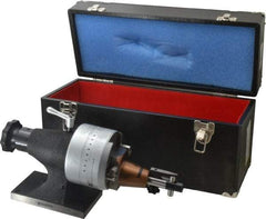 Accupro - 2 x 90° Deluxe Radius & Angle Wheel Dresser - 0.0003" Feed Graduations of Handle Scale, 4" Long x 6-1/2" Wide x 7.3" High - Exact Industrial Supply