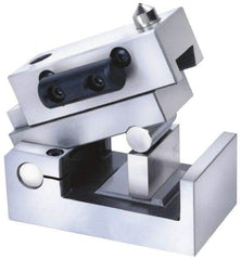 Accupro - 4" Long x 4" Wide x 4" High Sine Wheel Dresser - For Dressing Precise Angles from 0 to 60°, 3/8" Shank Diameter - Exact Industrial Supply