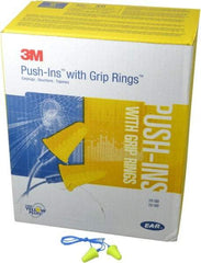3M - Reusable, Corded, 30 dB Earplugs - Yellow, 200 Pairs - Exact Industrial Supply