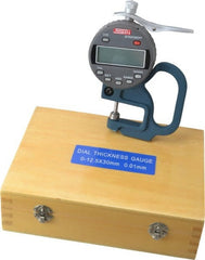 SPI - 0 to 0.5 Inch Measurement, 0.0005 Inch Resolution Electronic Thickness Gage - Exact Industrial Supply