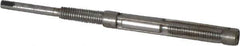 Value Collection - Size 8/A, Straight Shank Hand Adjustable Reamer - 3-1/4" OAL, Right Hand Cut, 4 Blades, High Speed Steel, Bright Finish - Exact Industrial Supply