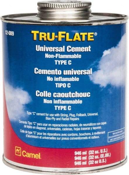 Schrader/Plews - 1 Qt. Cement - For Tire Repair - Exact Industrial Supply