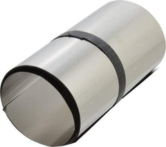 Made in USA - 1 Piece, 100 Inch Long x 6 Inch Wide x 0.002 Inch Thick, Roll Shim Stock - Stainless Steel - Exact Industrial Supply