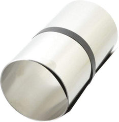 Made in USA - 1 Piece, 100 Inch Long x 6 Inch Wide x 0.005 Inch Thick, Roll Shim Stock - Stainless Steel - Exact Industrial Supply