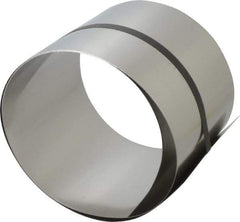 Made in USA - 1 Piece, 50 Inch Long x 6 Inch Wide x 0.02 Inch Thick, Roll Shim Stock - Stainless Steel - Exact Industrial Supply