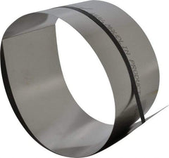 Made in USA - 1 Piece, 50 Inch Long x 6 Inch Wide x 0.025 Inch Thick, Roll Shim Stock - Stainless Steel - Exact Industrial Supply