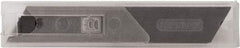 Stanley - 50 Piece Steel Utility Knife Blade - 2-1/8" OAL - Exact Industrial Supply