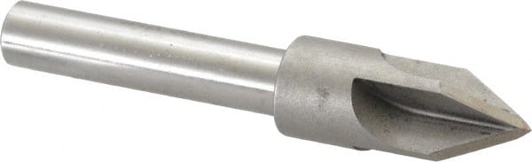 Keo - 3/4" Head Diam, 1/2" Shank Diam, 4 Flute 60° High Speed Steel Countersink - Exact Industrial Supply
