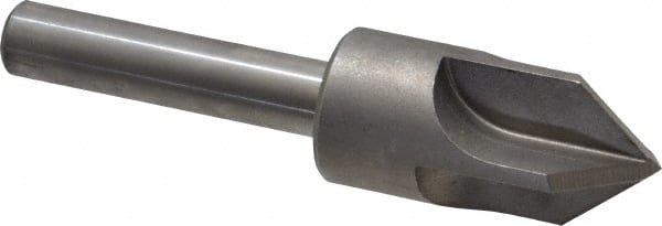 Keo - 1" Head Diam, 1/2" Shank Diam, 4 Flute 82° High Speed Steel Countersink - Exact Industrial Supply