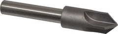 Keo - 3/4" Head Diam, 1/2" Shank Diam, 4 Flute 90° High Speed Steel Countersink - Bright Finish, 4-1/8" OAL, Single End, Straight Shank, Right Hand Cut - Exact Industrial Supply