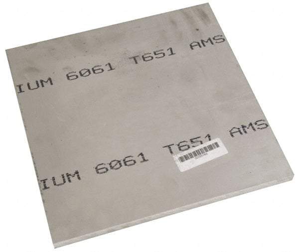 Value Collection - 2 Inch Thick x 24 Inch Wide x 24 Inch Long, Aluminum Plate - Alloy 6061 - Exact Industrial Supply