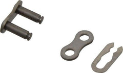 Browning - 3/8" Pitch, ANSI 35, Roller Chain Connecting Link - For Use with Single Strand Chain - Exact Industrial Supply