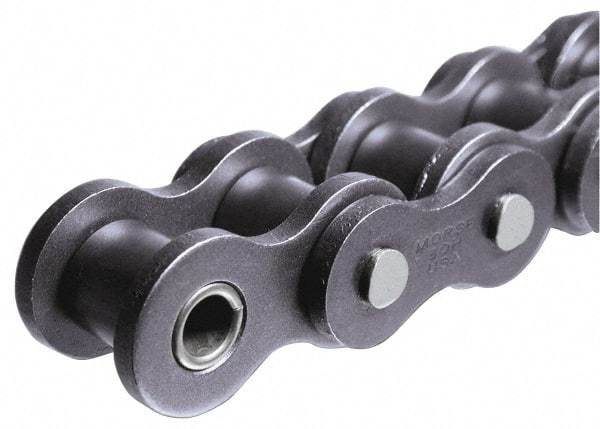 Morse - 1" Pitch, ANSI C2042, Large Roller Conveyor Chain - Chain No. C2042, 10 Ft. Long, 5/8" Roller Diam, 5/16" Roller Width - Exact Industrial Supply