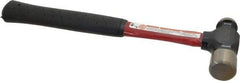 Proto - 1 Lb Head Steel Ball Pein Hammer - 11-1/2" Fiberglass Handle, 13" OAL, Fiberglass with Vinyl Grip - Exact Industrial Supply