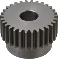 Browning - 16 Pitch, 1-7/8" Pitch Diam, 2" OD, 30 Tooth Spur Gear - 3/4" Face Width, 5/8" Bore Diam, 1-5/8" Hub Diam, 20° Pressure Angle, Steel - Exact Industrial Supply