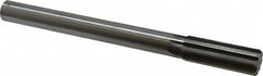 Made in USA - 1" High Speed Steel 8 Flute Chucking Reamer - Exact Industrial Supply