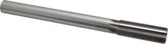 Made in USA - 25.5mm High Speed Steel 8 Flute Chucking Reamer - Straight Flute, 7/8" Straight Shank, 2-3/4" Flute Length, 10-1/2" OAL - Exact Industrial Supply