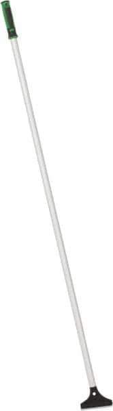 Unger - Stiff 1-Edge Scraper - 4" Blade Length, 48" Long Aluminum Handle - Exact Industrial Supply