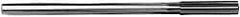 Alvord Polk - 22.5mm High Speed Steel 10 Flute Chucking Reamer - Straight Flute, 3/4" Straight Shank, 2-5/8" Flute Length, 10" OAL - Exact Industrial Supply