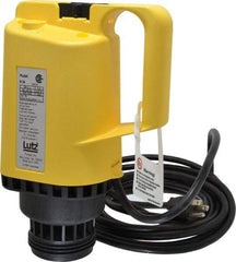 Lutz Pumps - 0.85 HP, Open Drip Proof Drum Pump Motor - For Use With All Lutz Pump Tubes, 120 Volt - Exact Industrial Supply