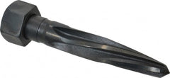 Made in USA - 1-1/16" Reamer Diam, 5/8" Small End Diam, 1-5/8" Hex Shank, 5" Flute, Car Reamer - Exact Industrial Supply