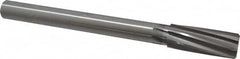 Made in USA - 1-1/16" High Speed Steel 8 Flute Chucking Reamer - Exact Industrial Supply