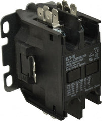 Eaton Cutler-Hammer - 2 Pole, 25 Amp Inductive Load, 110 to 120 Coil VAC at 50/60 Hz, Nonreversible Definite Purpose Contactor - Exact Industrial Supply
