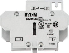 Eaton Cutler-Hammer - Starter Auxiliary Contact - For Use with 10-60A Contactors - Exact Industrial Supply
