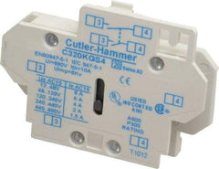 Eaton Cutler-Hammer - Starter Auxiliary Contact - For Use with 10-60A Contactors - Exact Industrial Supply